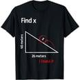 thumbnail image 1 of Find x Fine X Mathematics Math Teacher T-Shirt, 1 of 3