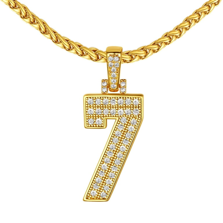 FindChic Cubic Zirconia Gold Necklaces for Mens Women Hip FindChic Cubic Zirconia Gold Necklaces for Mens Women Hip