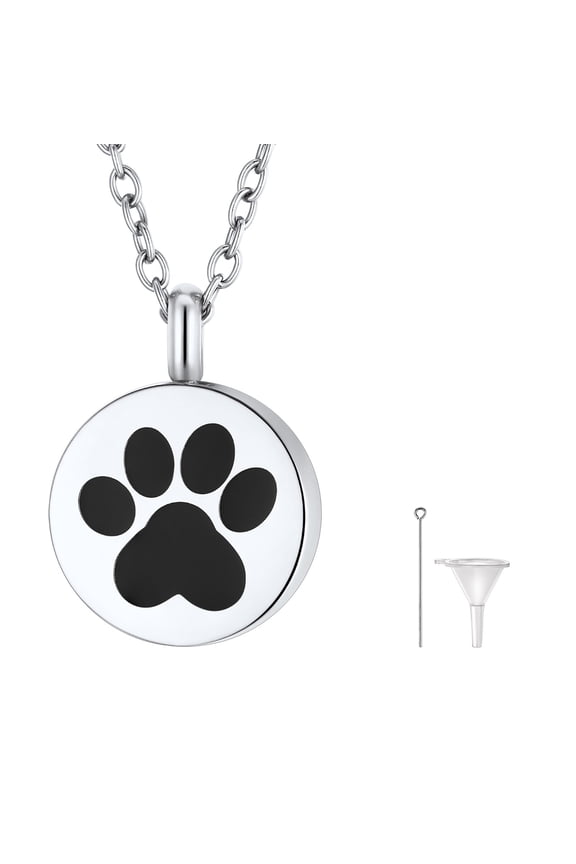 Women Cat Claw Necklaces for Ashes Stainless Steel Angel Wing Pendant Waterproof Cremation Urn Birthday Mothers Day Jewelry Gifts Her Mom Wife Adults Age Ideas
