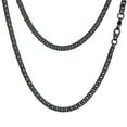 thumbnail image 1 of FindChic Chains Necklace for Men, 22inch 3.5mm Black Stainless Steel Cuban Link Chain Father's Day Christmas Jewelry Gifts for Him/Dad/Husband with Gift Box, 1 of 7