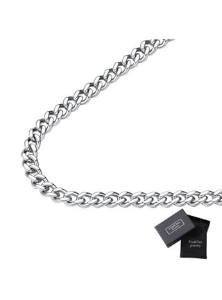 Men's Stainless Steel 24 Curb Link Chain Necklace