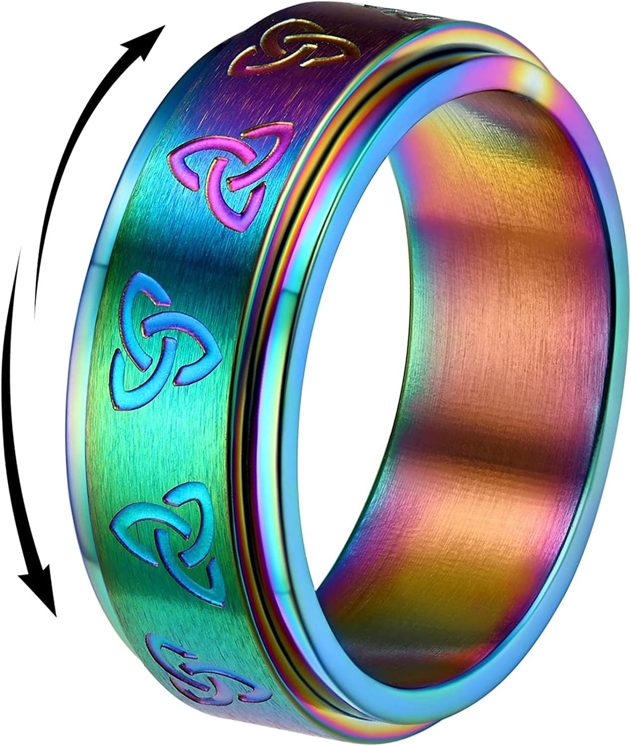 Enso Elements Thin Silicone Ring - Precious Metal Infused Wedding Band, Stackable, 4.3mm Wide, Breathable, Finger-Safe Design
