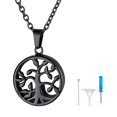 thumbnail image 1 of FindChic Urn Necklaces for Ashes Women Black Stainless Steel Tree of Life Pendant Necklace Birthday Mothers Day Jewelry Gifts for Mom Her Wife, 1 of 8