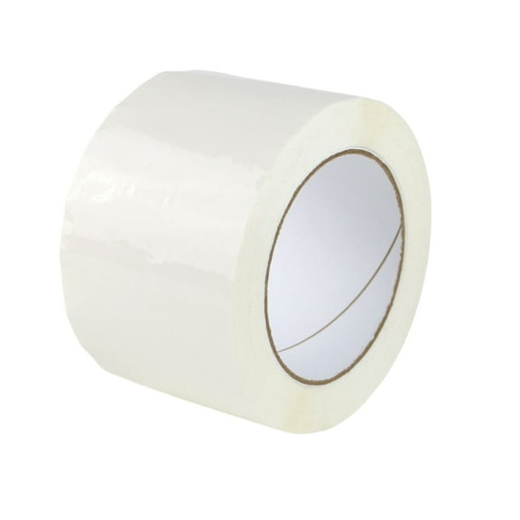 FindTape Carton Sealing Packing Tape (BOPP-R2M): 3 in. (72mm actual) x 110 yds. (White)