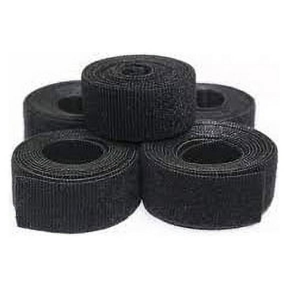 FindTape Hook-N-Loop Back to Back Fastener: 3/4 in. x 12 in. (Black) 12 straps