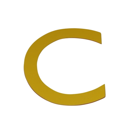 FindTape Marking Letters: 3.7 in. (Yellow)