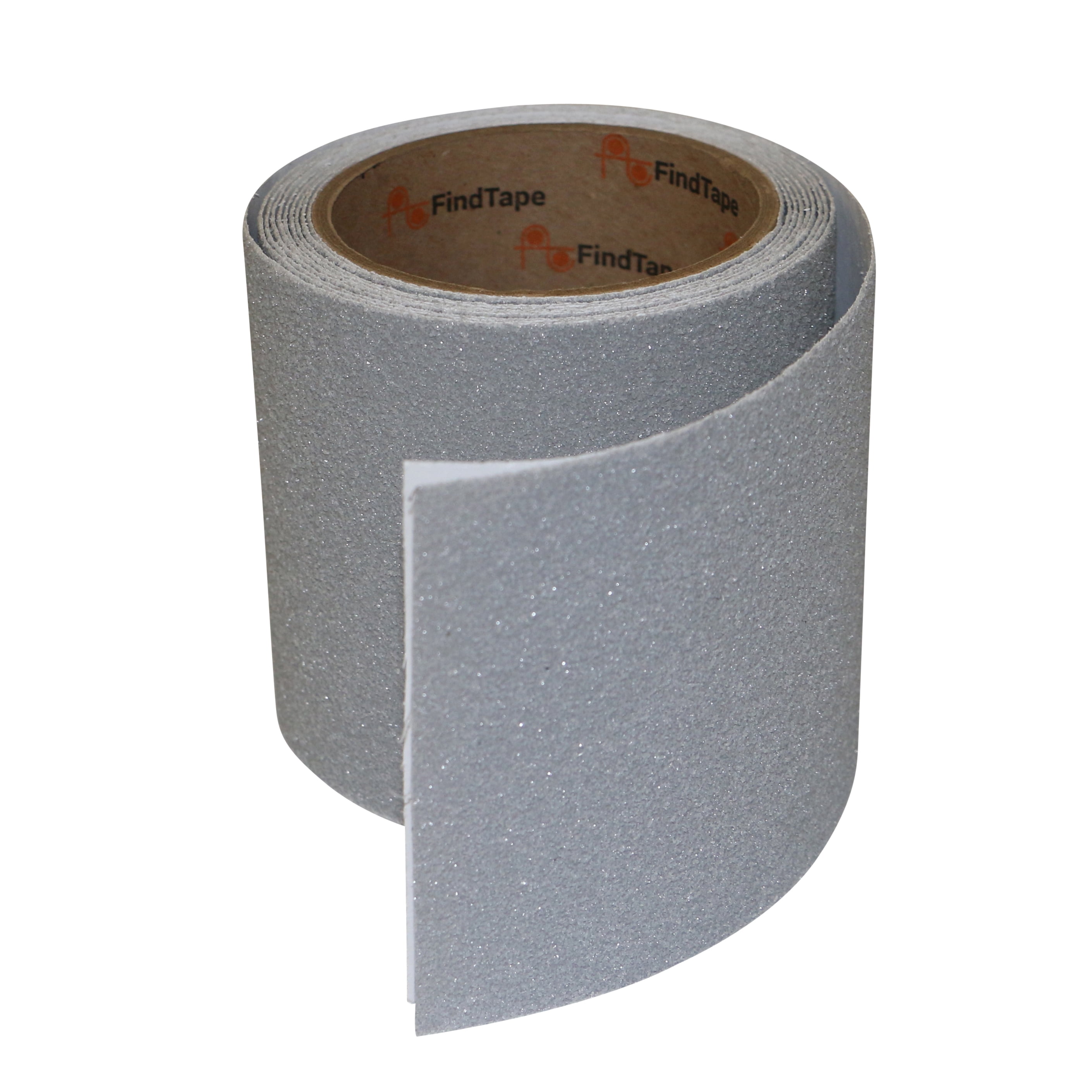FindTape AST-35 Premium Anti-Slip Non-Skid Tape: 4 in. x 10 ft. (Grey)