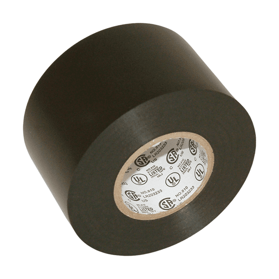 FindTape Grade Electrical Tape 8 mils thick: 2 in. (48mm actual) x 66 ft. (Black)