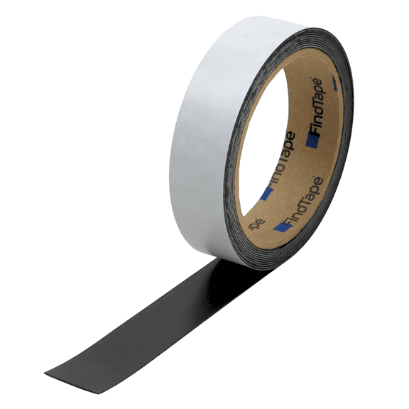 FindTape Indoor Adhesive Receptive Steel Tape: 1 in. x 10 ft. (Black)