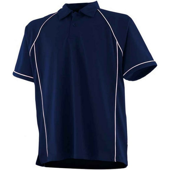Finden & Hales Boys/Girls Performance Contrast Piping Polo Shirt
