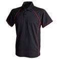 thumbnail image 1 of Finden & Hales Kids Big Boys Piped Performance Sports Polo Shirt, 1 of 10