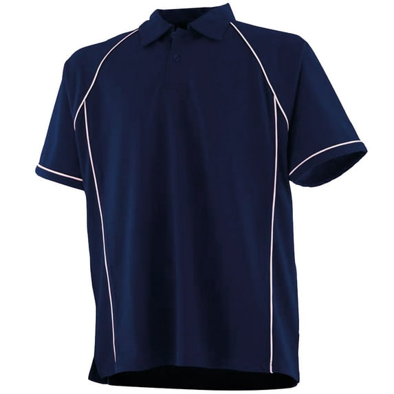 Finden & Hales Kids Big Boys Piped Performance Sports Polo Shirt