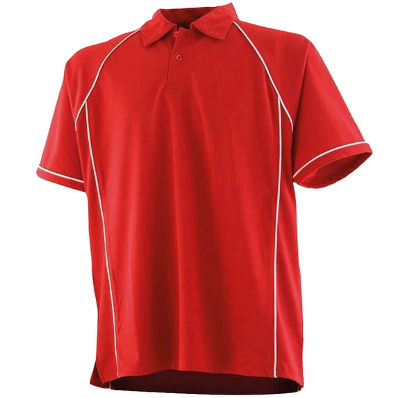 Finden & Hales Kids Big Boys Piped Performance Sports Polo Shirt