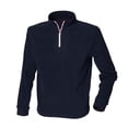 thumbnail image 1 of Finden & Hales Mens 1/4 Zip Long Sleeve Piped Fleece Top, 1 of 5