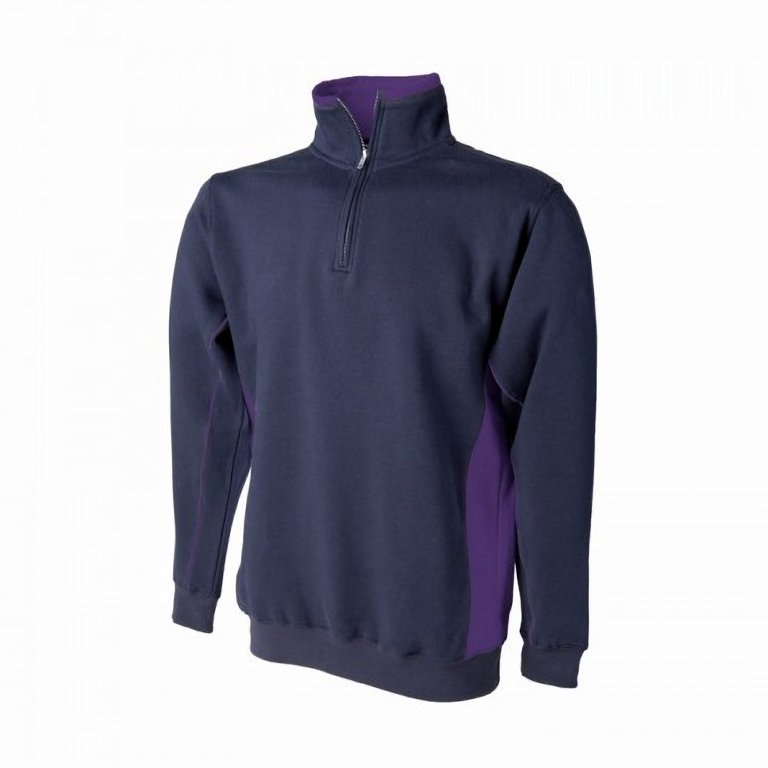 Finden & Hales Mens 1/4 Zip Sweatshirt Top - Walmart.com