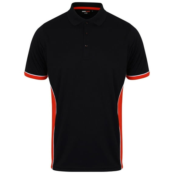 Finden & Hales Mens Contrast Panel Polo Shirt