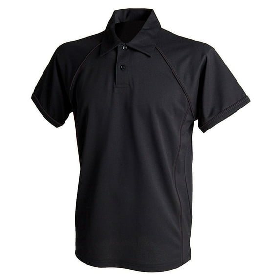 Finden & Hales Mens Piped Performance Polo Shirt