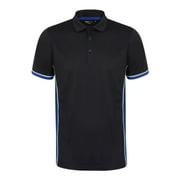 Finden & Hales Mens TopCool Short Sleeve Contrast Polo Shirt