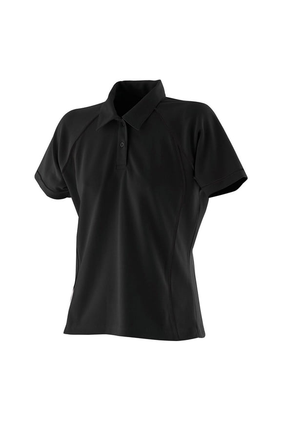 Finden & Hales Womens Piped Performance Polo Shirt