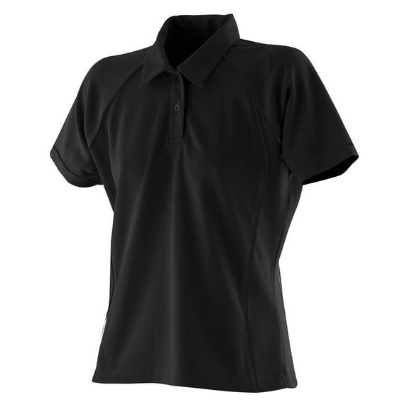 Finden & Hales Womens Piped Performance Polo Shirt