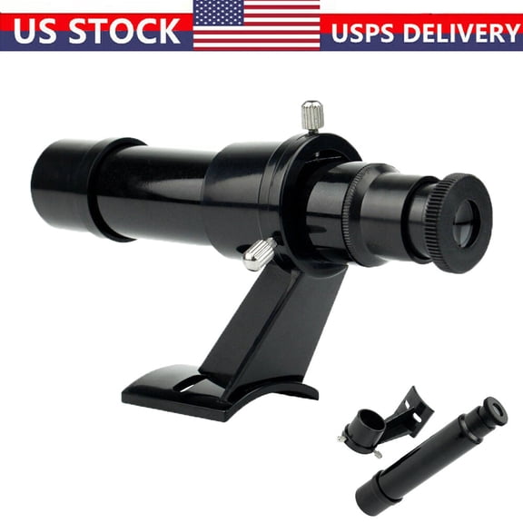 Finder Scope 5x24 with Bracket Plastic Accessory Kit for Astronomy Telescope