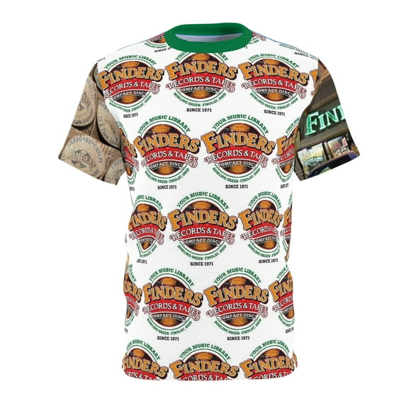 Finder’s Records Unisex Cut & Sew Tee (AOP)