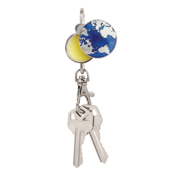 Finders Keep Hers Mother Earth Key Finder with Lip Balm Keychain