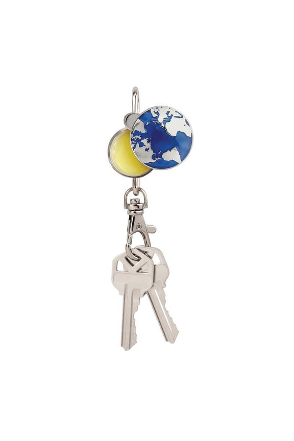 Finders Keep Hers Mother Earth Key Finder with Lip Balm Keychain