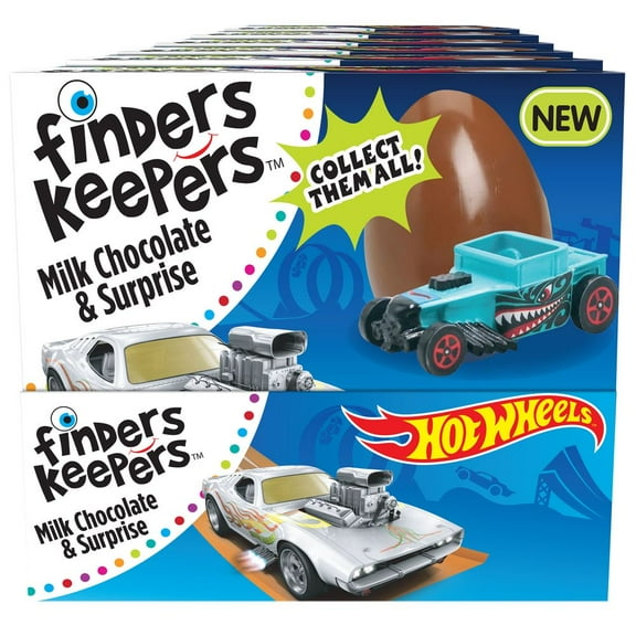 Finders Keepers Hot Wheels Milk Chocolate Candy 6-6-0.7 Ounce(Price/Case)