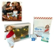 Finding Christian Christmas Advent Calendar 2025 Blind Box: Jesus Plush Doll Nativity Puzzle & Mini Calendar Christ-Centered Activity Set for Kids Christian Gift for Families