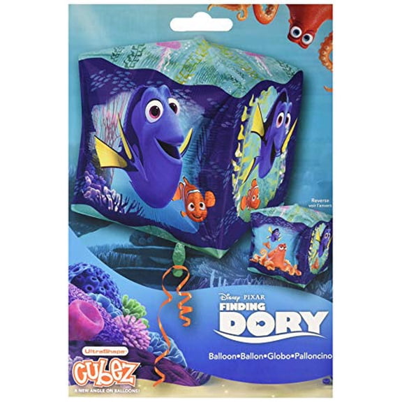 Finding Dory 15" Cubez Balloon (Each) - Party Supplies