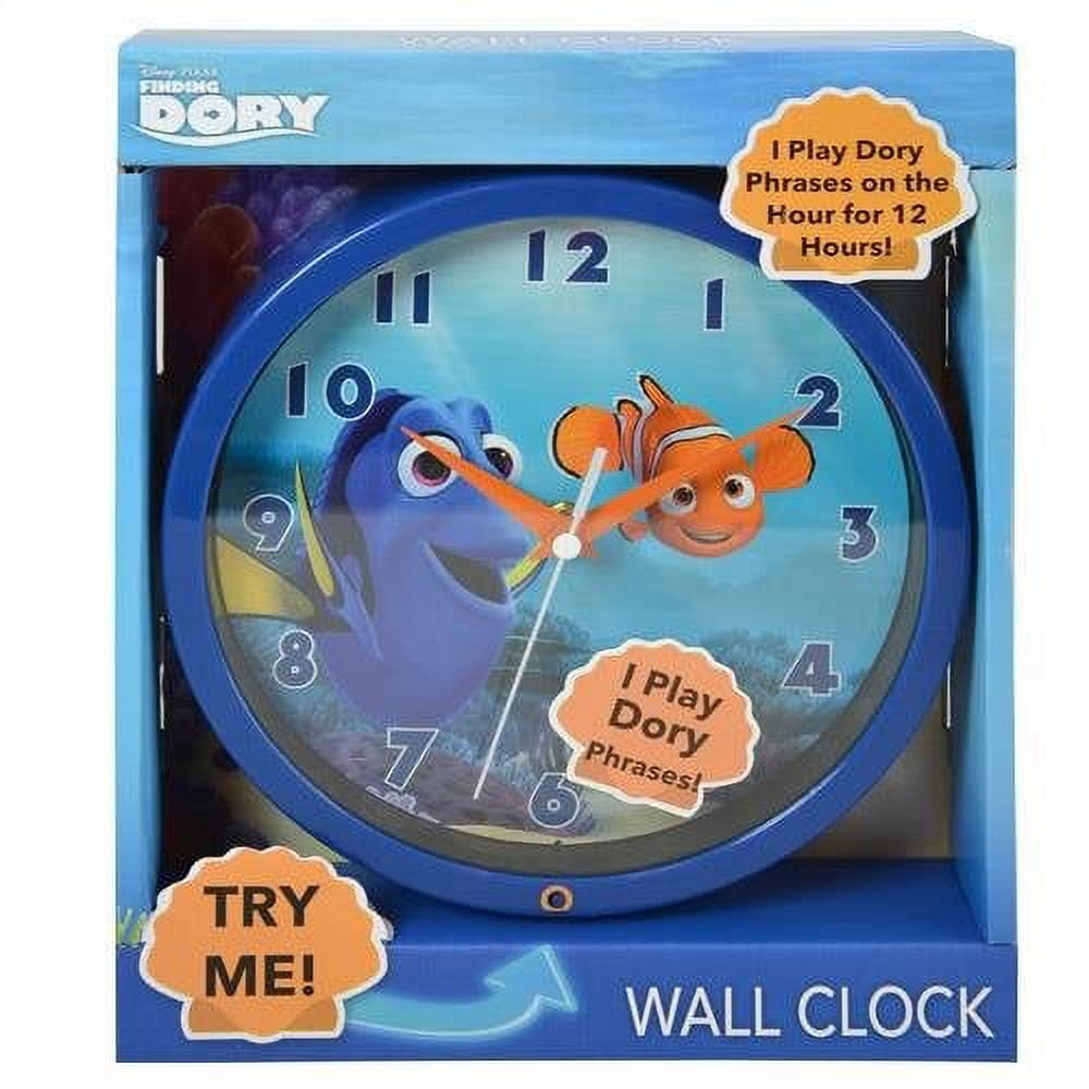 Finding Dory 8 Inch Musical Wall Clock