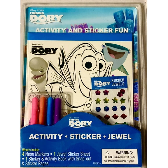 Finding Dory Activity And Sticker Fun  Markers  - Stickers - Snap-out