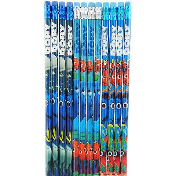 Finding Dory Authentic Licensed 12 Wood Pencils Pack