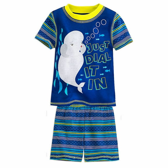 Finding Dory Bailey Whale Pajamas PJ's Set Boys Size 3