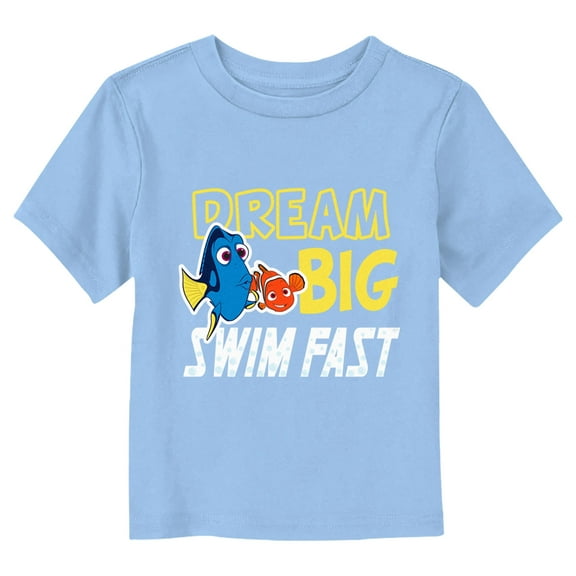 Finding Dory Dream Big Swim Fast Graphic T-Shirt