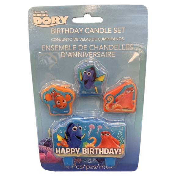 Finding Dory Party Supplies - Birthday Candle Set
