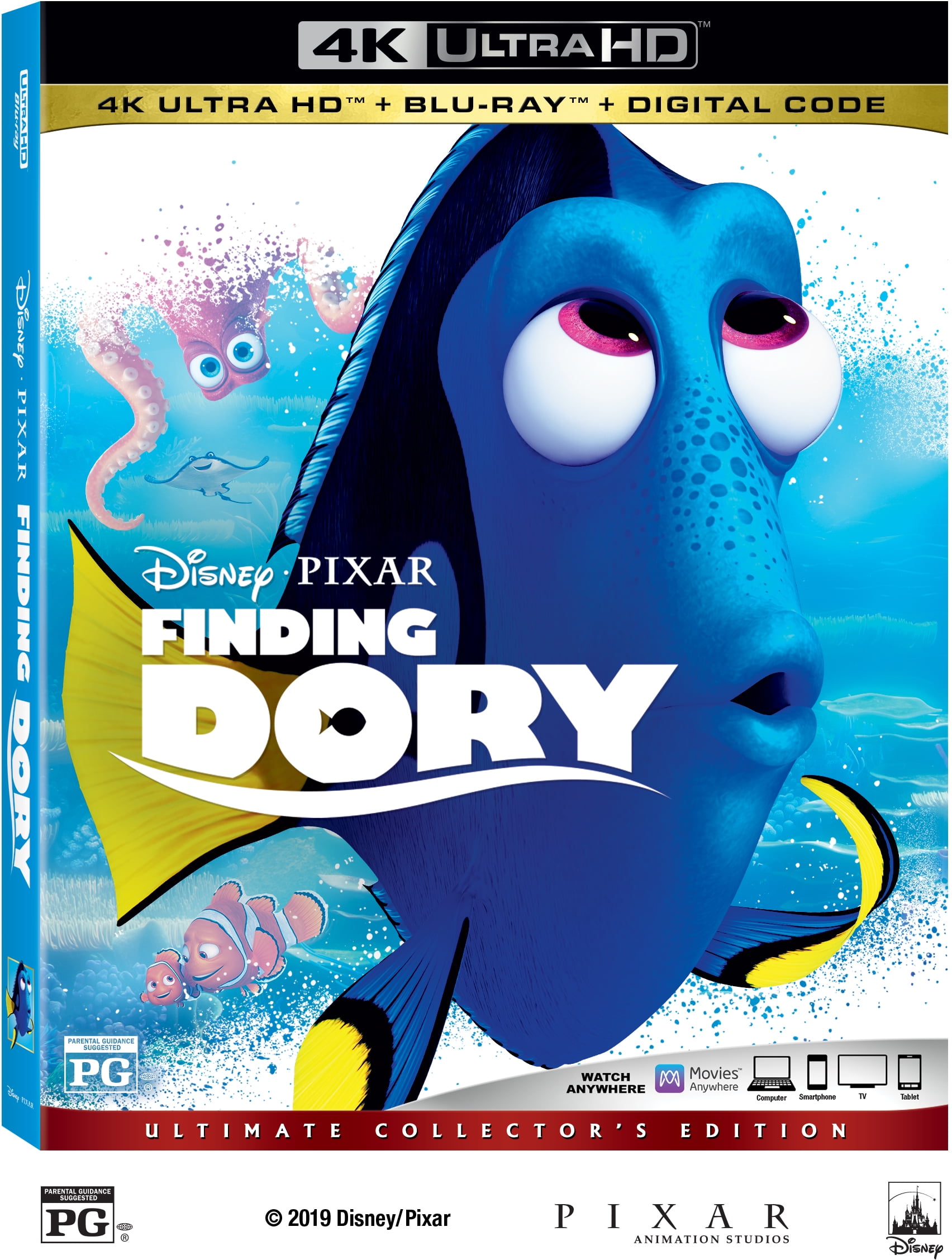 DISNEY Finding Dory (UHD + Blu-ray + Digital Copy)