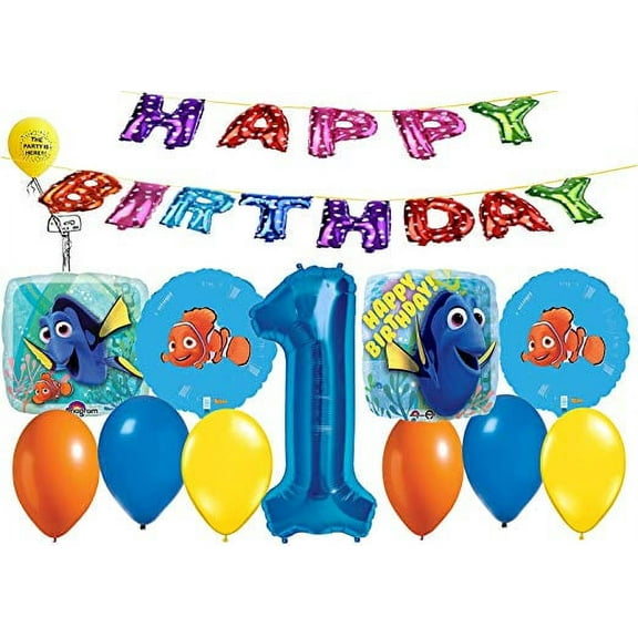 Finding Dory and Nemo Happy Birthday Balloon Bouquet