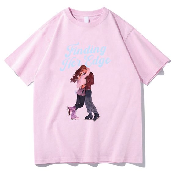 Finding Her Edge Print T Shirts Cotton Couple Clothes Casual Short Sleeve T-shirt