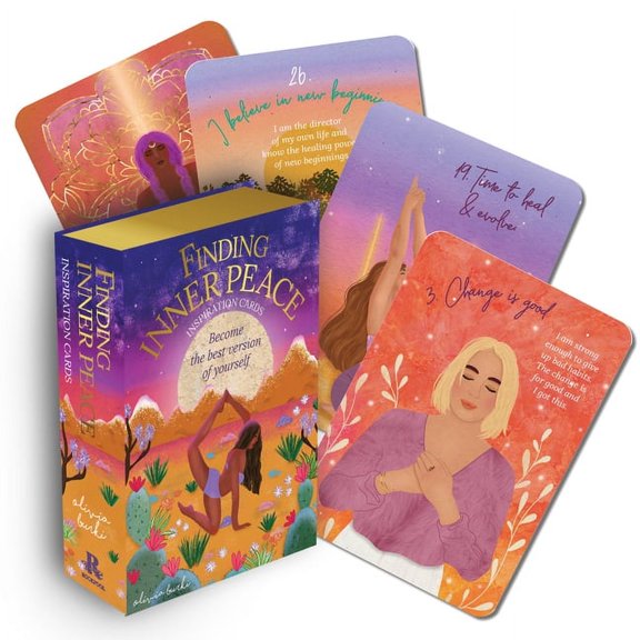 Finding Inner Peace Inspiration Cards : Become the best version of yourself (Cards)