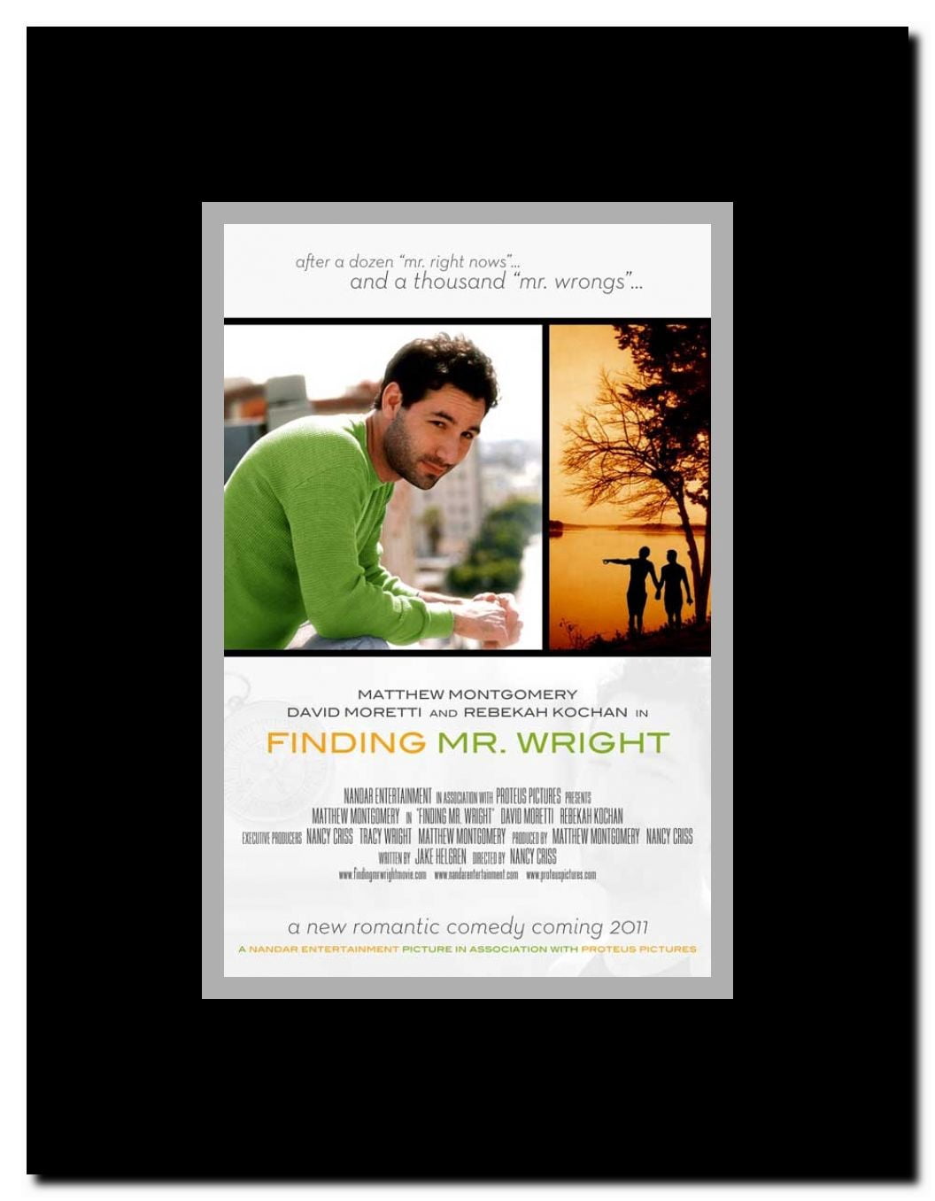 Finding Mr. Wright Framed Movie Poster
