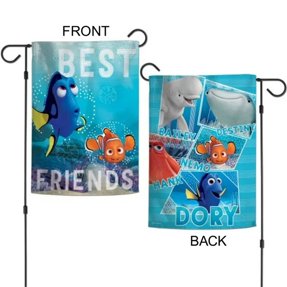 Finding Nemo 12" X 18" Garden Flag Dory Best Friends