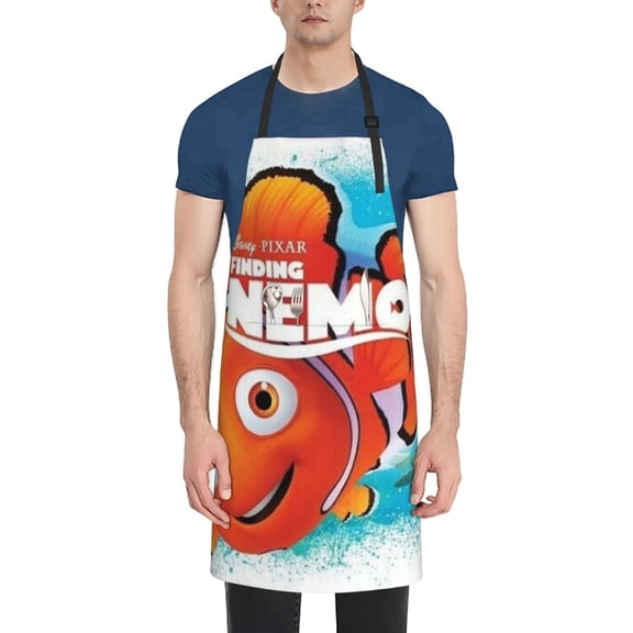 Finding Nemo Adjustable Apron For Women Men Birthday Gifts Grilling Cooking Master Chef Bib 28 x 33 inch