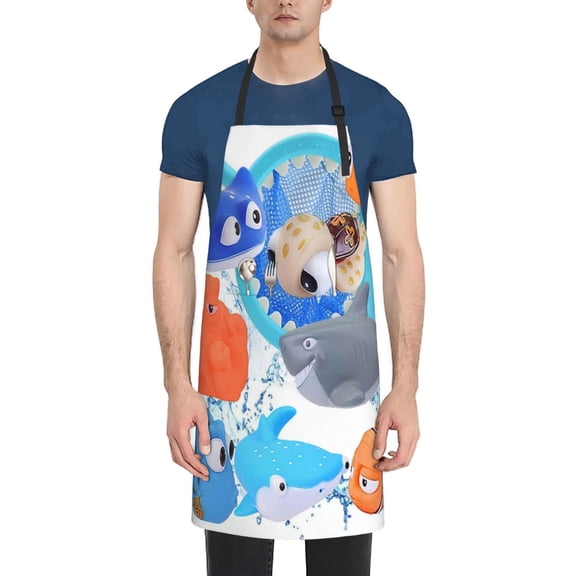 Finding Nemo Adjustable Apron For Women Men Birthday Gifts Grilling Cooking Master Chef Bib 28 x 33 inch
