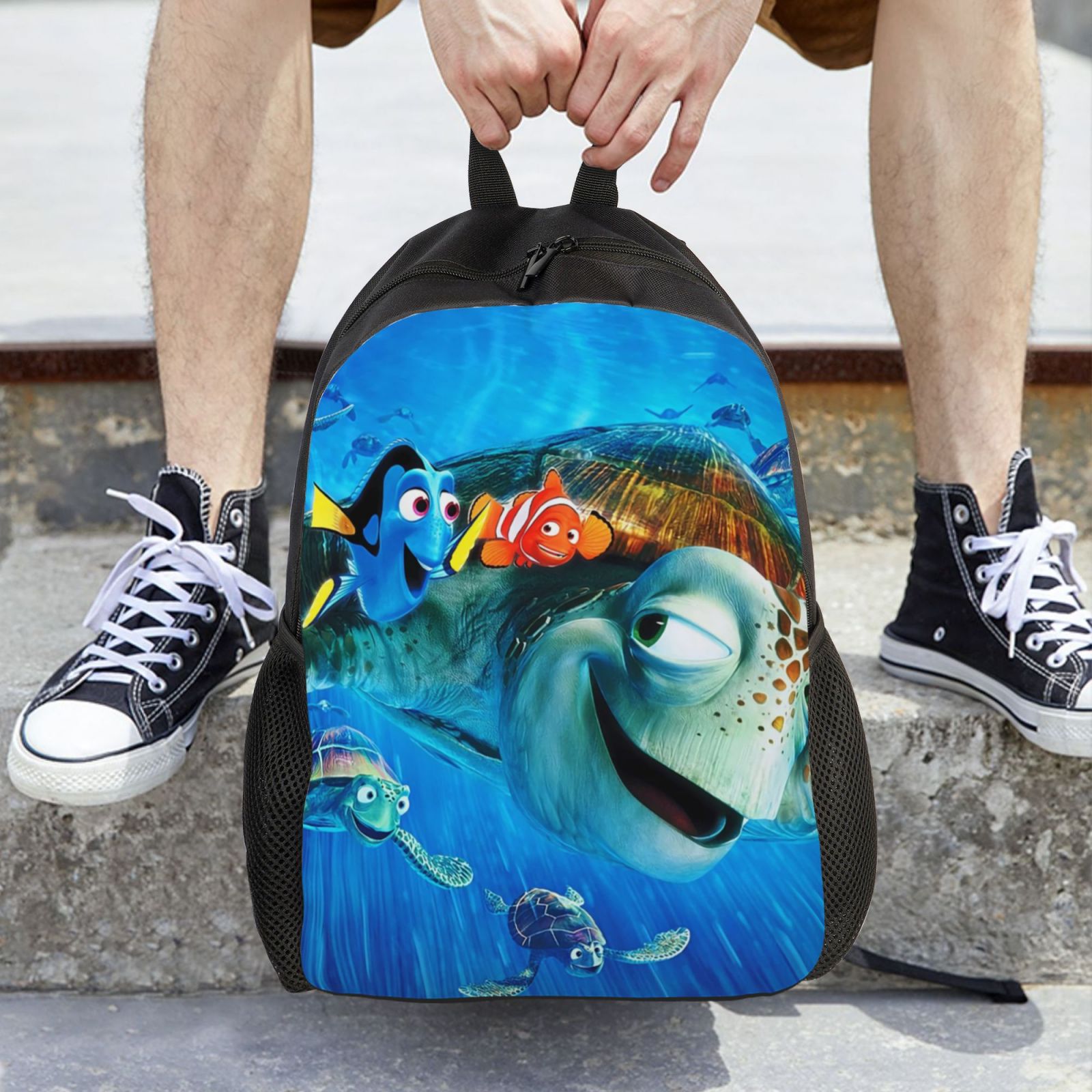 Finding Nemo Anime Backpack Travel Bag 3d Printing Casual Daypack ...