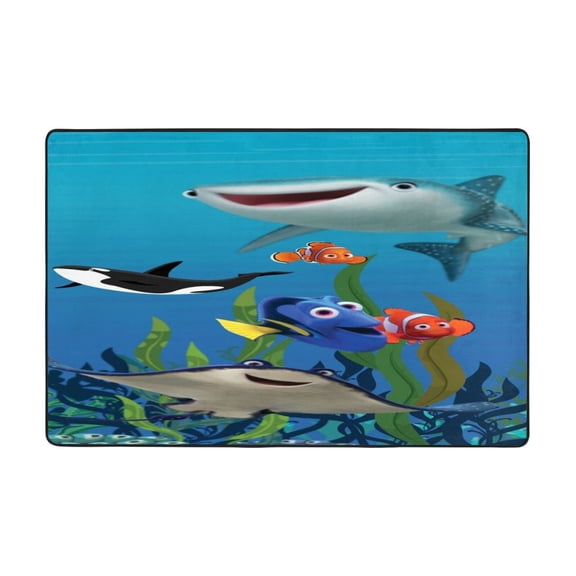 Finding Ne-m Area Rug Cartoon Rugs Non-Slip Soft Carpet Soft Floor Mats for Home Decor Living Room Bedroom Mat 36"X24"