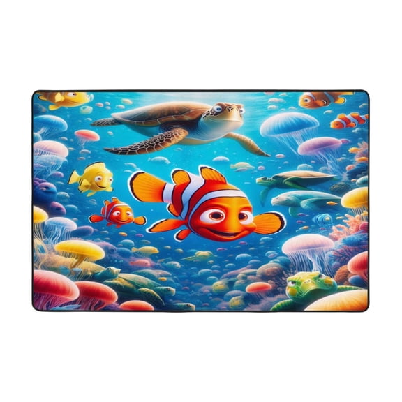 Finding Ne-m Area Rug Cartoon Rugs Non-Slip Soft Carpet Soft Floor Mats for Home Decor Living Room Bedroom Mat 36"X24"