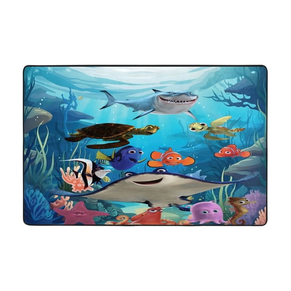 Finding Ne-m Area Rug Cartoon Rugs Non-Slip Soft Carpet Soft Floor Mats for Home Decor Living Room Bedroom Mat 72"X48"