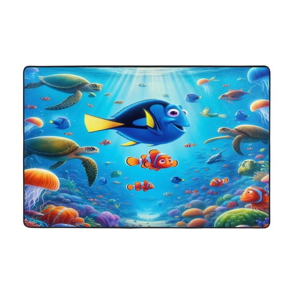 Finding Ne-m Area Rug Cartoon Rugs Non-Slip Soft Carpet Soft Floor Mats for Home Decor Living Room Bedroom Mat 72"X48"